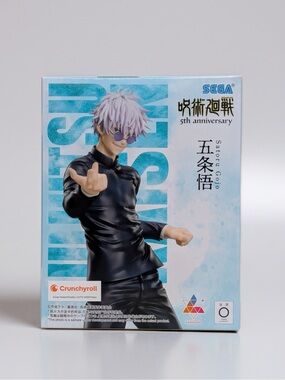 SEGA Satoru Gojo Black Figure - Jujutsu Kaisen 5th Anniversary